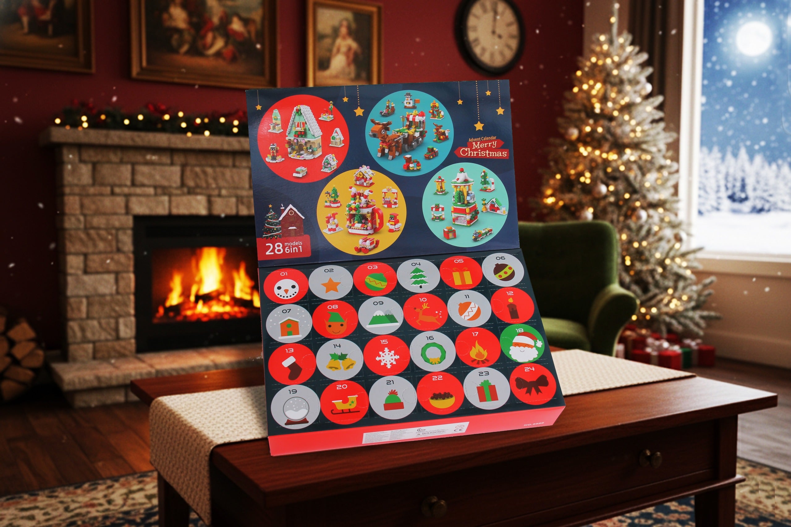 Christmas Building Blocks Advent Calendar